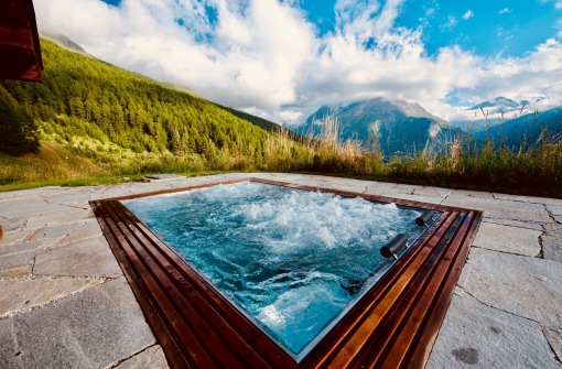 Spa inox à débordement